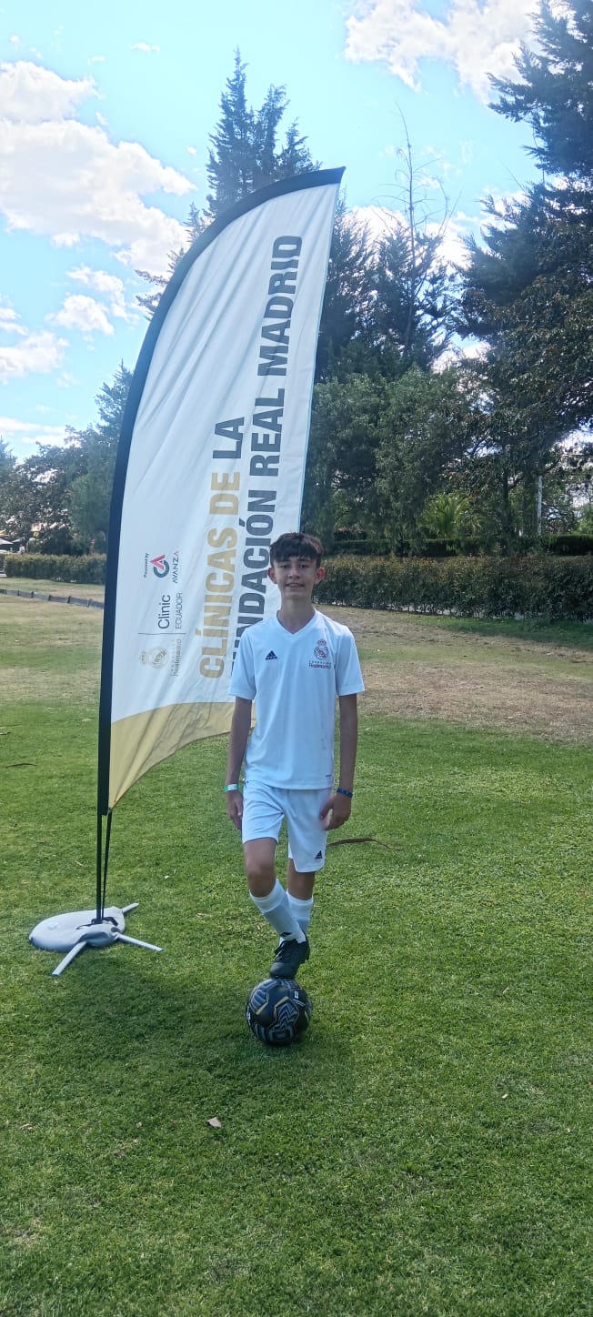Israel Colmenares en la Clínica Fundación Real Madrid Quito